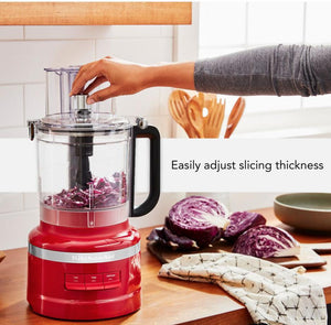 KitchenAid - 13-Cup Food Processor with Dicing Kit Empire Red - KFP1319ER