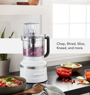 KitchenAid - 13-Cup Food Processor with Dicing Kit White - KFP1319WH