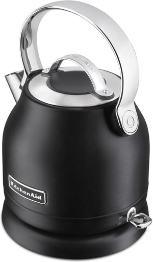 KitchenAid - 1.25 L Black Matte Steel Electric Kettle - KEK1222BM