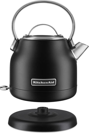 KitchenAid - 1.25 L Black Matte Steel Electric Kettle - KEK1222BM