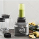 KitchenAid - 1.4 L K150 Charcoal Grey 3 Speed Ice Crushing Blender with 2 Personal Blender Jars - KSB1332DG