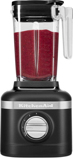 KitchenAid - 1.4 L K150 Matte Black 3 Speed Ice Crushing Blender with 2 Personal Blender Jars - KSB1332BM