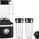 KitchenAid - 1.4 L K150 Matte Black 3 Speed Ice Crushing Blender with 2 Personal Blender Jars - KSB1332BM