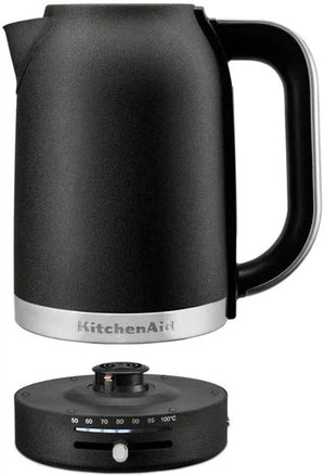 KitchenAid - 1.7 L Cast Iron Black Electric Kettle - KEK1701BK