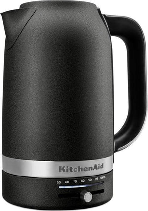 KitchenAid - 1.7 L Cast Iron Black Electric Kettle - KEK1701BK