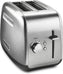 KitchenAid - 2-Slice Brushed Stainless Toaster with Manual High-Lift Lever - KMT2115SX