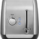 KitchenAid - 2-Slice Contour Silver Toaster with Manual High-Lift Lever - KMT2115CU