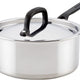 KitchenAid - 3 QT 5-Ply Clad Stainless Steel Covered Saucepan - 30050