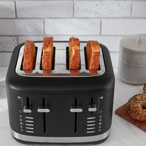 KitchenAid - 4 Slice Black Matte Toaster - KMT4109BM