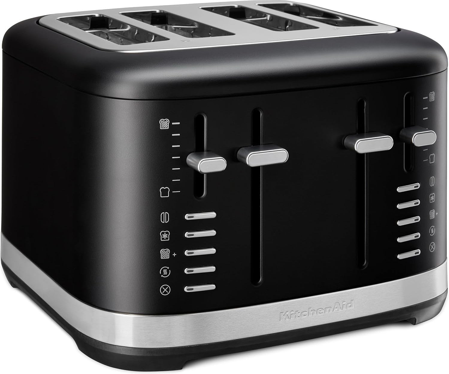 KitchenAid - 4 Slice Black Matte Toaster - KMT4109BM