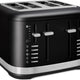 KitchenAid - 4 Slice Black Matte Toaster - KMT4109BM