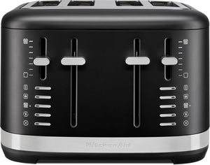 KitchenAid - 4 Slice Cast Iron Black Toaster - KMT4109BK