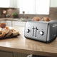 KitchenAid - 4-Slice Contour Silver Toaster with Manual High-Lift Lever - KMT4115CU