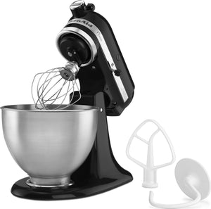 KitchenAid - 4.5 QT Classic Series Onyx Black Tilt-Head Stand Mixer - K45SSOB