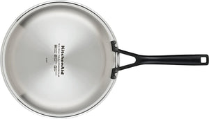 KitchenAid - 5-Ply Clad Polished Stainless Steel Fry Pan Set, Pack of 2 - 30051-TF05