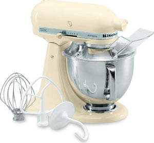 KitchenAid - 5 QT Artisan Almond Cream Tilt-Head Stand Mixer - KSM150PSAC