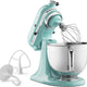 KitchenAid - 5 QT Artisan Aqua Sky Tilt-Head Stand Mixer - KSM150PSAQ