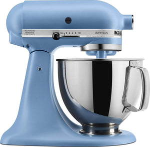 KitchenAid - 5 QT Artisan Blue Velvet Tilt-Head Stand Mixer - KSM150PSVB