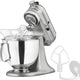 KitchenAid - 5 QT Artisan Contour Silver Tilt-Head Stand Mixer - KSM150PSCU