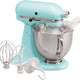 KitchenAid - 5 QT Artisan Ice Blue Tilt-Head Stand Mixer - KSM150PSIC