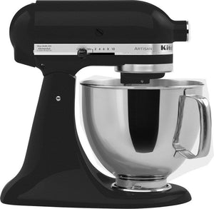 KitchenAid - 5 QT Artisan Imperial Black Tilt-Head Stand Mixer - KSM150PSBK