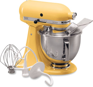 KitchenAid - 5 QT Artisan Majestic Yellow Tilt-Head Stand Mixer - KSM150PSMY