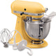 KitchenAid - 5 QT Artisan Majestic Yellow Tilt-Head Stand Mixer - KSM150PSMY