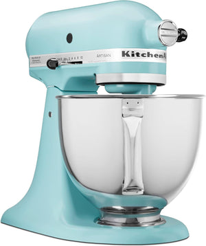 KitchenAid - 5 QT Artisan Mineral Water Blue Tilt-Head Stand Mixer - KSM150PSMI