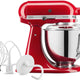 KitchenAid - 5 QT Artisan Passion Red Tilt-Head Stand Mixer - KSM150PSPA