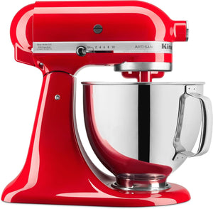 KitchenAid - 5 QT Artisan Passion Red Tilt-Head Stand Mixer - KSM150PSPA