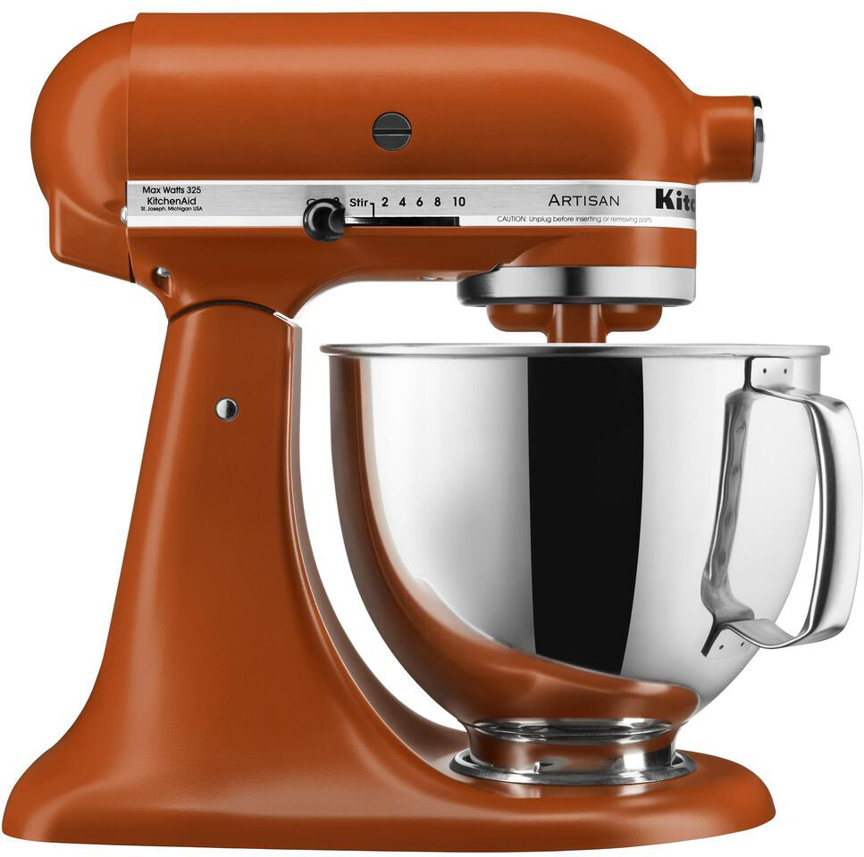 KitchenAid - 5 QT Artisan Scorched Orange Tilt-Head Stand Mixer - KSM150PSSC