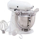 KitchenAid - 5 QT Artisan White Tilt-Head Stand Mixer - KSM150PSWH