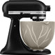 KitchenAid - 5 QT Bare Leaves Ceramic Bowl with Handle for Tilt Head Mixers - KSM2CB5BL