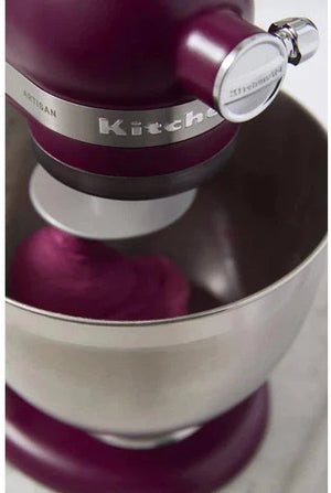 KitchenAid - 5 QT Beetroot Artisan Tilt-Head Stand Mixer with Premium Accessory Pack - KSM195PSBE