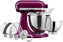 KitchenAid - 5 QT Beetroot Artisan Tilt-Head Stand Mixer with Premium Accessory Pack - KSM195PSBE