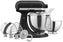 KitchenAid - 5 QT Black Matte Artisan Tilt-Head Stand Mixer with Premium Accessory Pack - KSM195PSBM