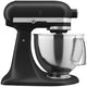 KitchenAid - 5 QT Black Matte Artisan Tilt-Head Stand Mixer with Premium Accessory Pack - KSM195PSBM