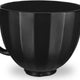 KitchenAid - 5 QT Black Shell Ceramic Bowl with Handle for Tilt Head Mixers - KSM2CB5PBS