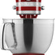 KitchenAid - 5 QT Candy Apple Red Artisan Tilt-Head Stand Mixer with Premium Accessory Pack - KSM195PSCA