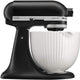 KitchenAid - 5 QT Classic Column Ceramic Bowl with Handle for Tilt Head Mixers - KSM2CB5PCC