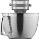 KitchenAid - 5 QT Contour Silver Artisan Tilt-Head Stand Mixer with Premium Accessory Pack - KSM195PSCU