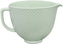 KitchenAid - 5 QT Dew Drop Ceramic Bowl with Handle for Tilt Head Mixers - KSM2CB5TDD