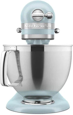 KitchenAid - 5 QT Mineral Water Blue Artisan Tilt-Head Stand Mixer with Premium Accessory Pack - KSM195PSMI