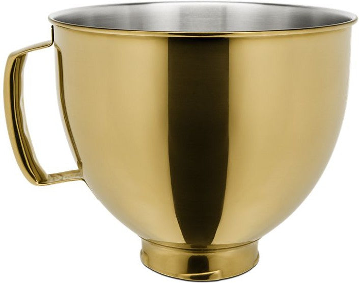 KitchenAid - 5 QT Radiant Gold Stainless Steel Bowl - KSM5SSBRG