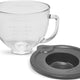 KitchenAid - 5 QT Tilt-Head Glass Bowl with Measurement Markings & Lid - KSM5GB