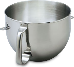 KitchenAid - 6 QT Bowl-Lift Polished Stainless Steel Bowl with Comfort Handle For Professional 600 Mixers - KN2B6PEH