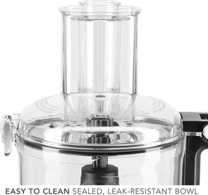 KitchenAid - 7 Cup Contour Silver Food Processor - KFP0718CU