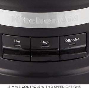 KitchenAid - 7 Cup Matte Black Food Processor - KFP0718BM