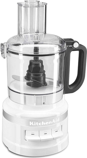 KitchenAid - 7 Cup White Food Processor - KFP0718WH