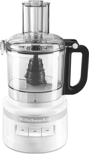 KitchenAid - 7 Cup White Food Processor - KFP0718WH